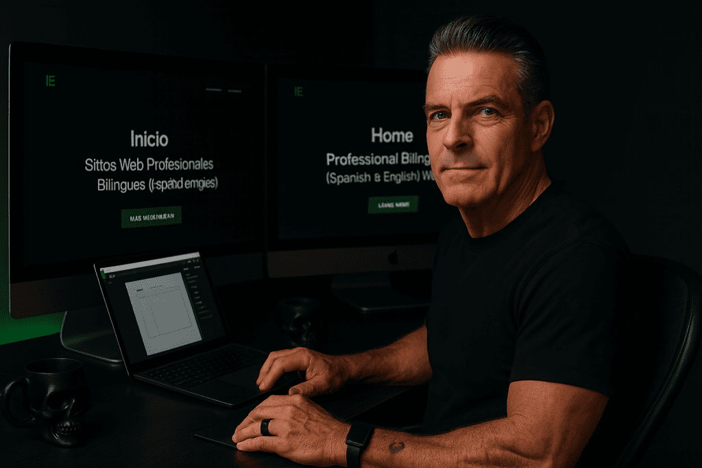 Diseño web profesional y bilingüe que vende.